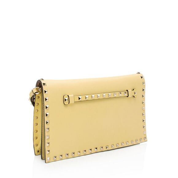 Valentino Nappa Leather Rockstud Clutch - Picture 2 of 16